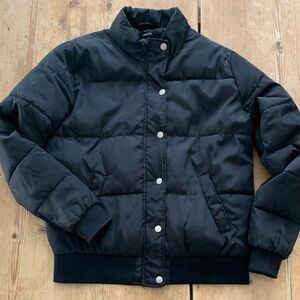 Forever 21 Capsule Minimal style Black Puffer bomber  Jacket